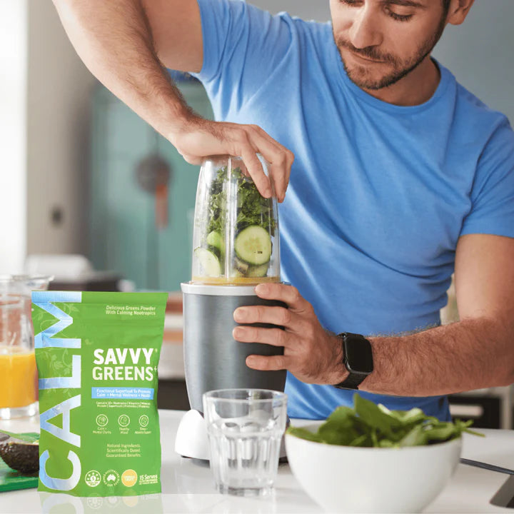 Nootropic GREENS+ CALM Tropical Fruits Flavour (15 Serves)