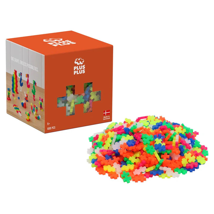 Plus Plus Toys Neon 600 Pcs