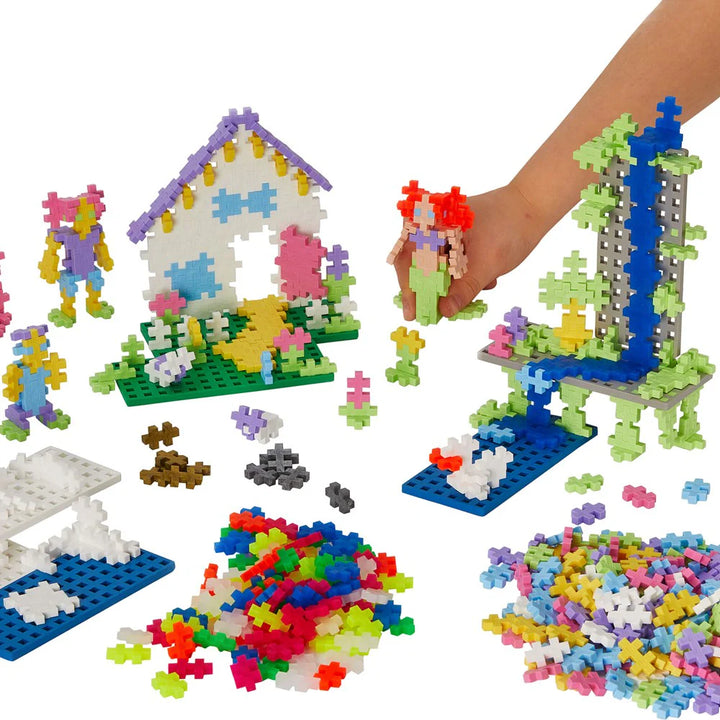 Plus Plus Toys Pastel Learn To Build Super Set 700 Pcs