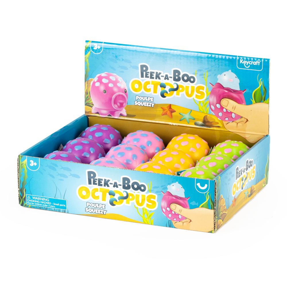 Peek a Boo Octopus Squishy Toy (Assorted)