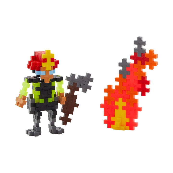 Plus Plus Toys Everyday Heroes - Firefighter 100 pcs Tube