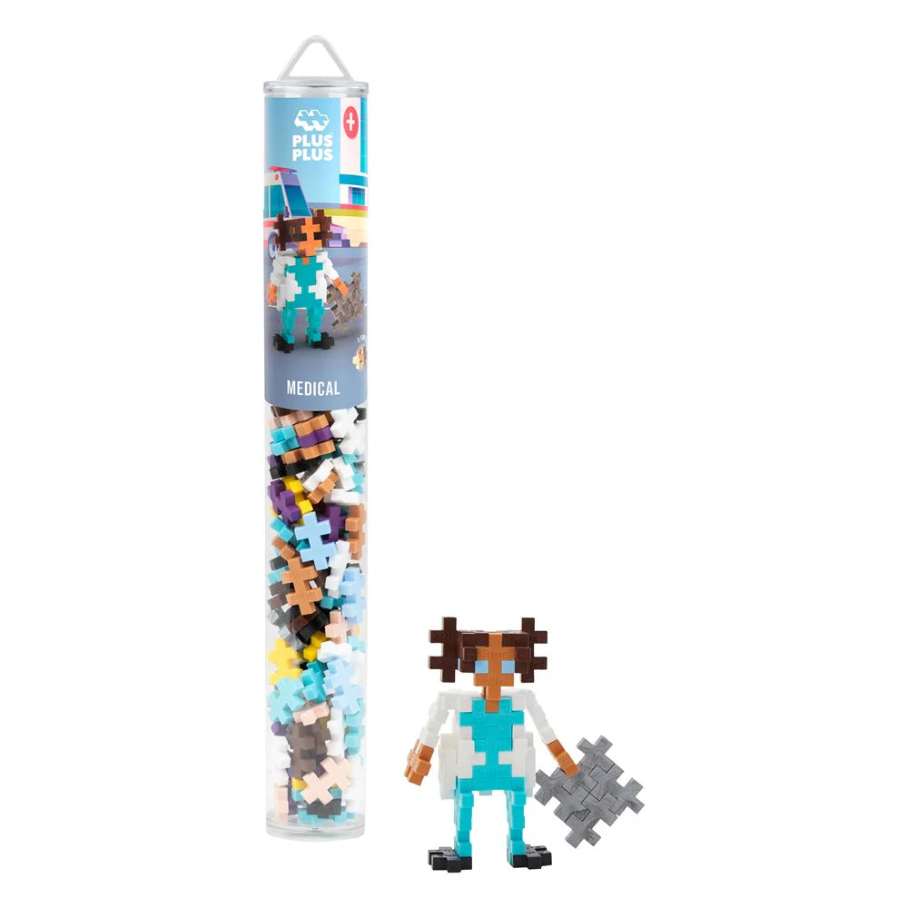 Plus Plus Toys Everyday Heroes - Medical 100 pcs Tube