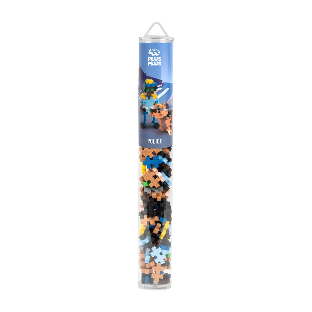 Plus Plus Toys Everyday Heroes - Police 100 pcs Tube