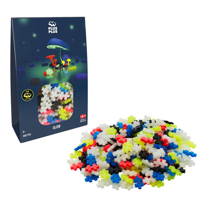 Plus Plus Toys Glow In The Dark Mix 300 Pcs