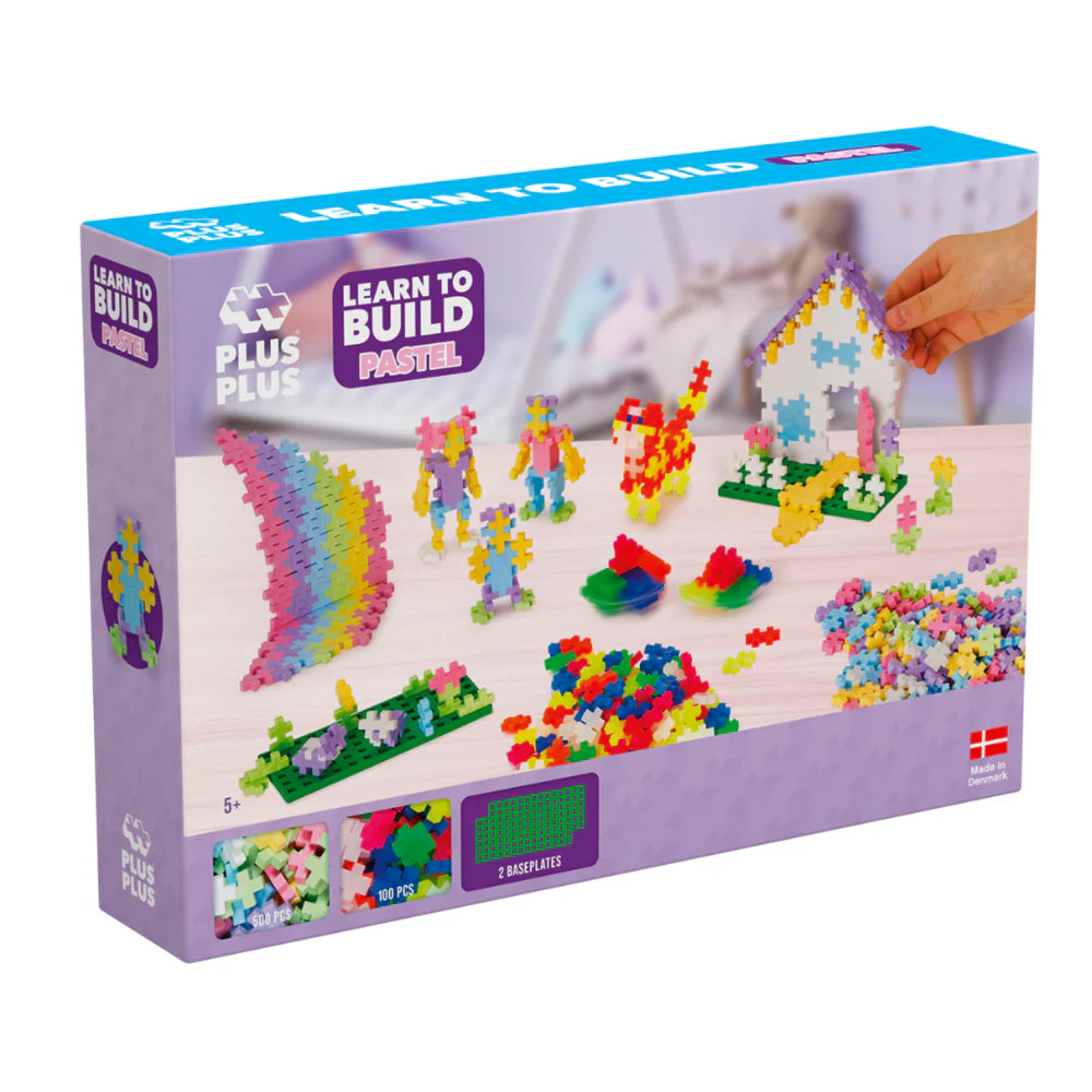 Plus Plus Toys Pastel Learn to Build