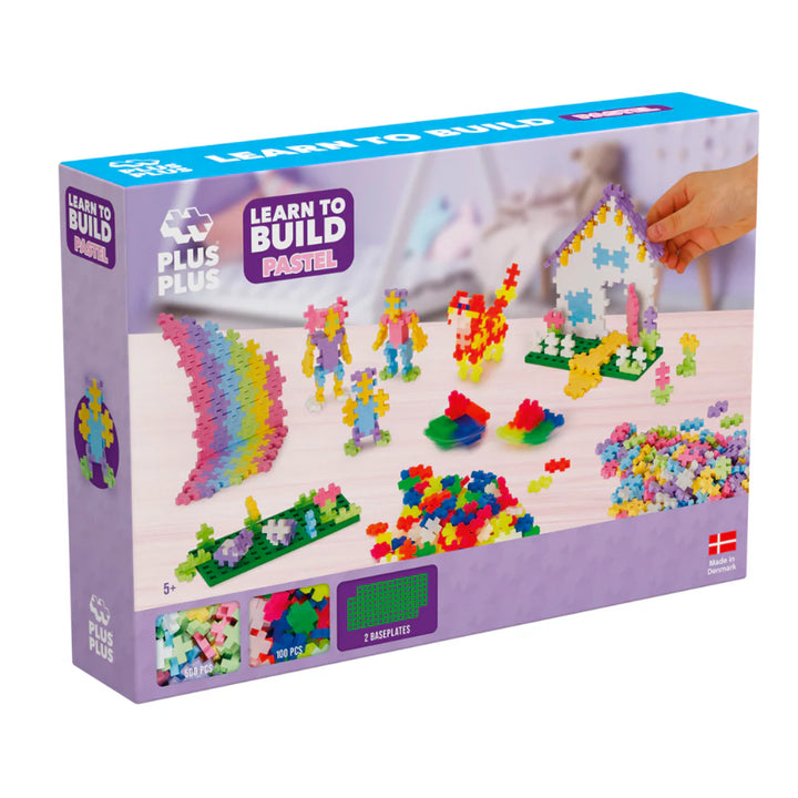 Plus Plus Toys Pastel Learn to Build