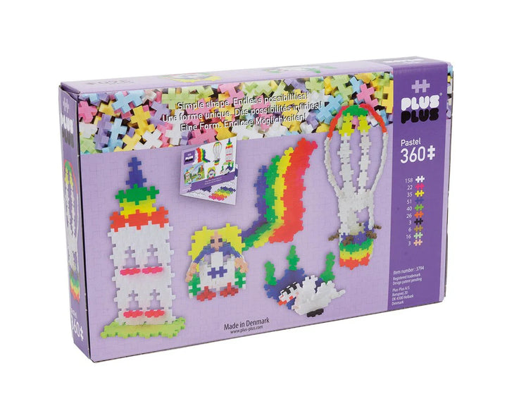 Plus Plus Toys Pastel Rainbow Hot Air Balloon 360 Pcs