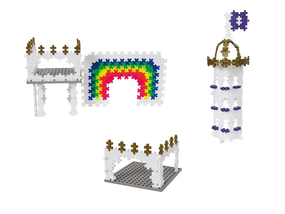 Plus Plus Toys Pastel Rainbow Castle 760 Pcs