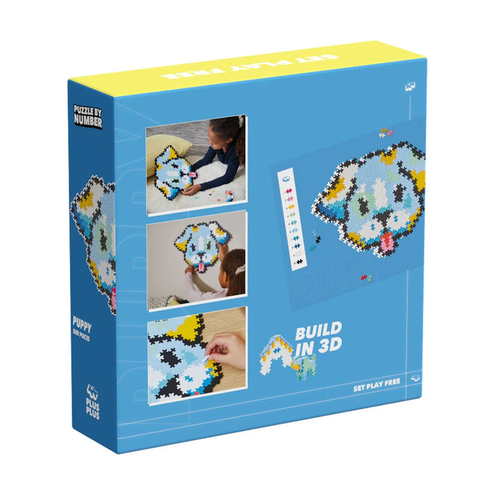 Plus Plus Toys - Puzzle By Number - Puppy 500 Pcs