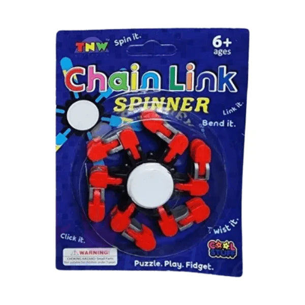 Chain Link Fidget Spinner (Assorted)