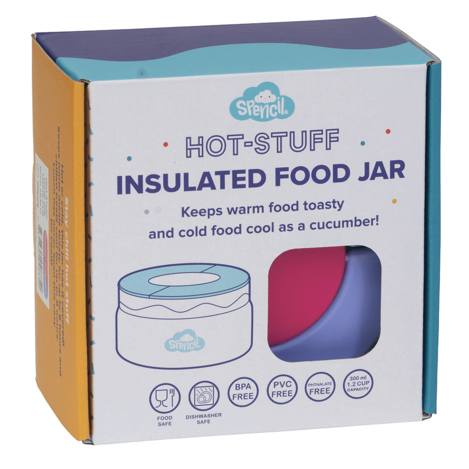 Spencil Hot Stuff Insulated Food Jar 300ml - Fuchsia
