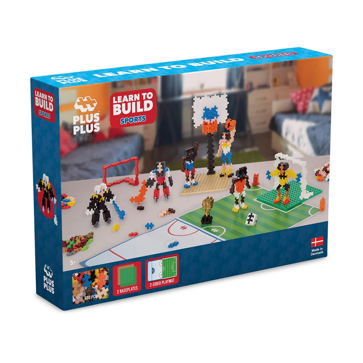 Plus Plus Toys Learn to Build Sports 600 Pcs