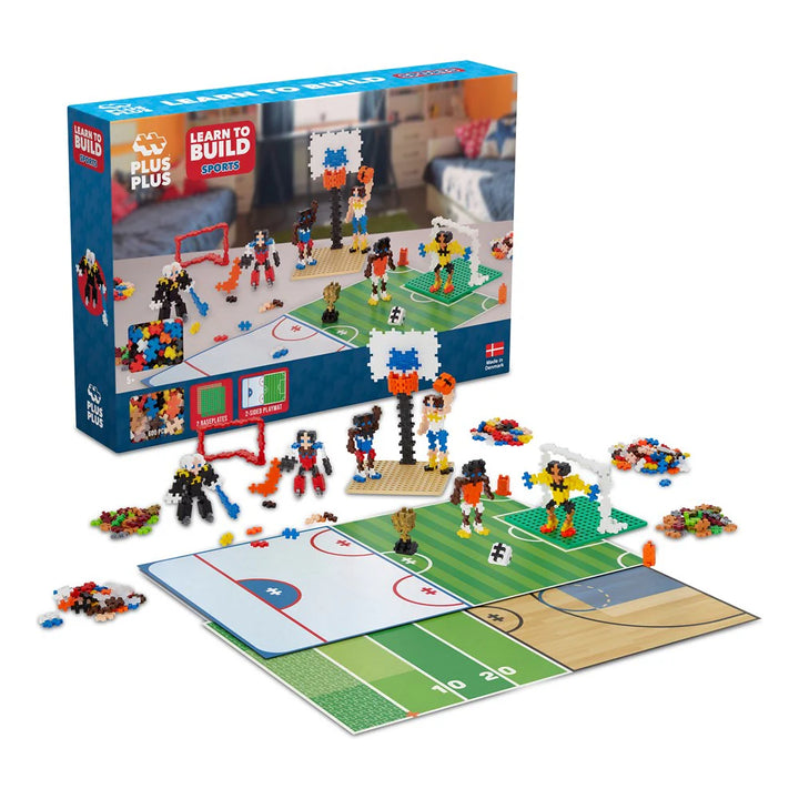 Plus Plus Toys Learn to Build Sports 600 Pcs