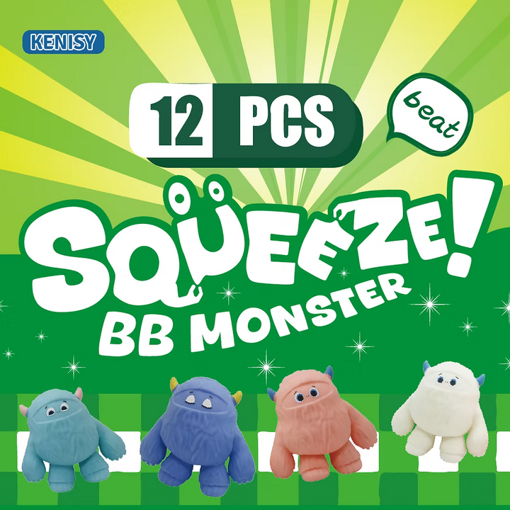 Squeeze BB Monster - Sensory Squishy Toy (Assorted)