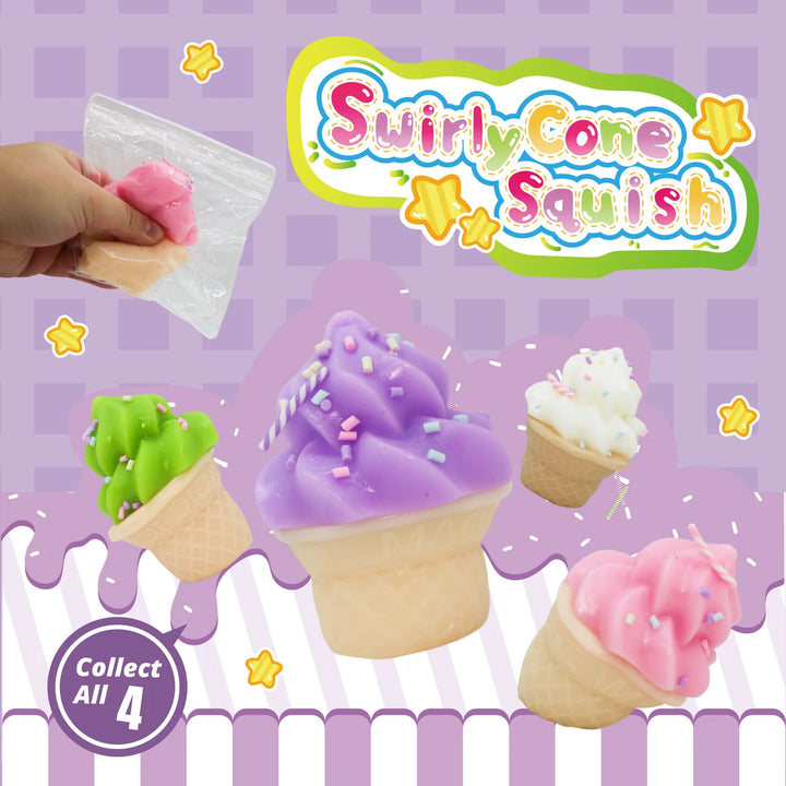 Swirly Cone Squishy Toy
