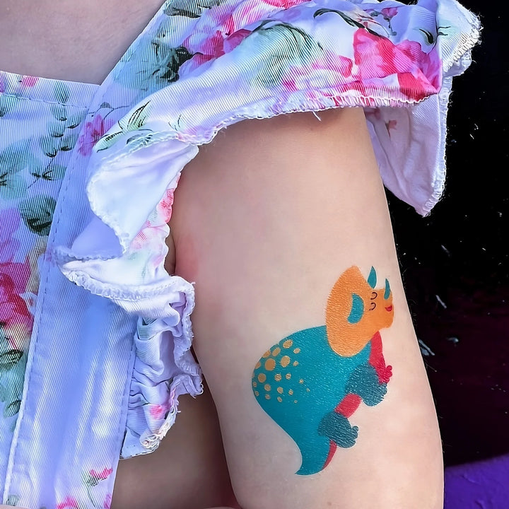 Ducky Street Temporary Tattoos Dinosaurs Bundle