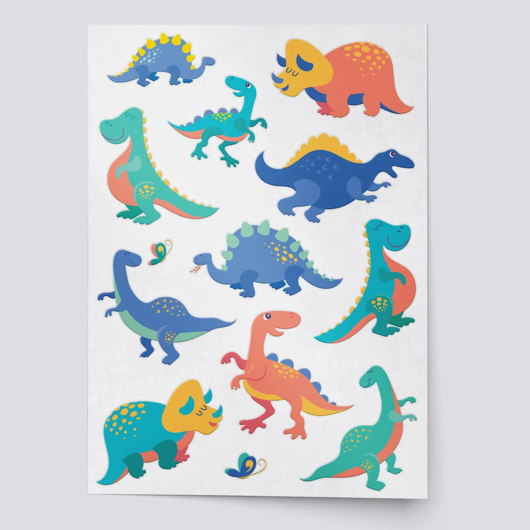 Ducky Street Temporary Tattoos Dinosaurs Bundle