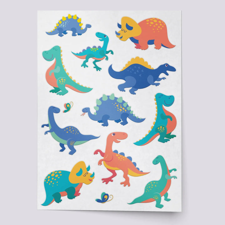 Ducky Street Temporary Tattoos Dinosaurs Bundle