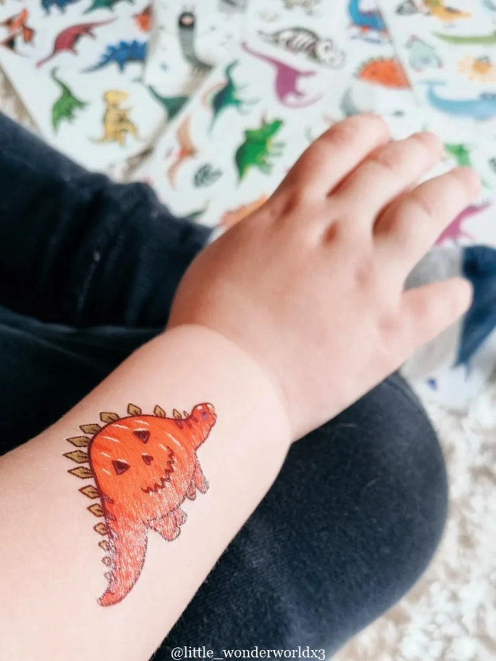 Ducky Street Temporary Tattoos Dinosaurs Bundle