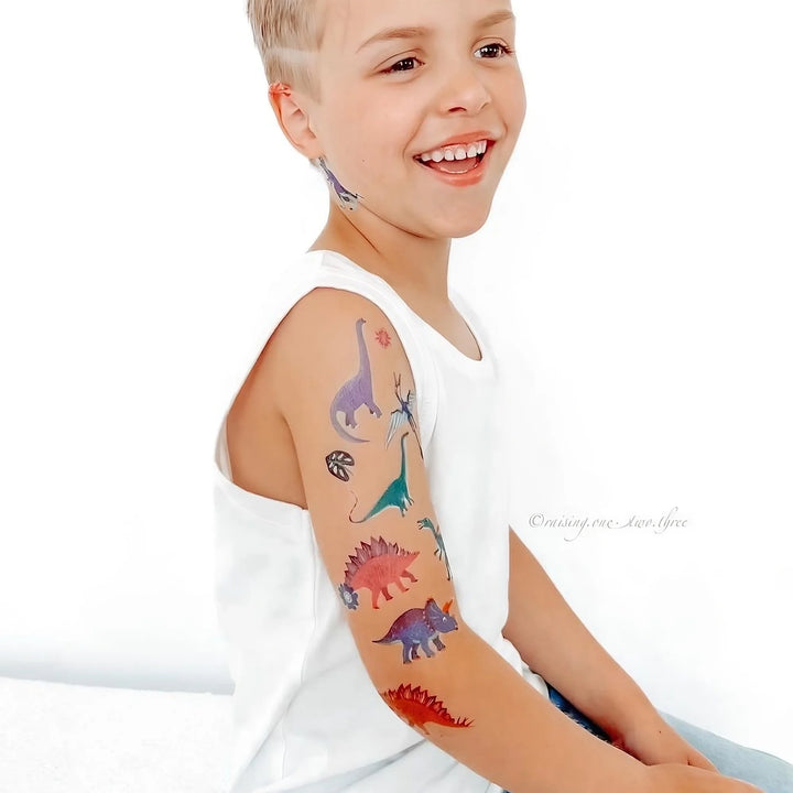 Ducky Street Temporary Tattoos Dinosaurs Bundle