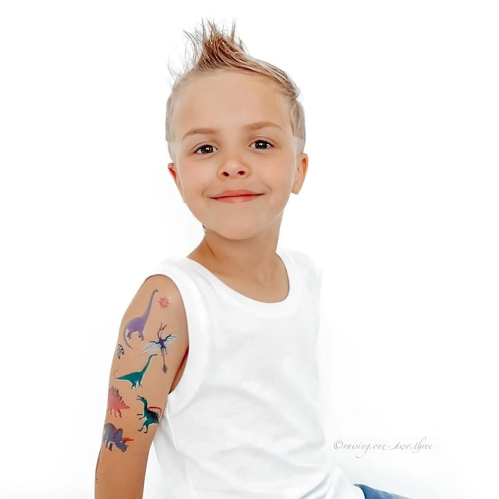 Ducky Street Temporary Tattoos Dinosaurs Bundle