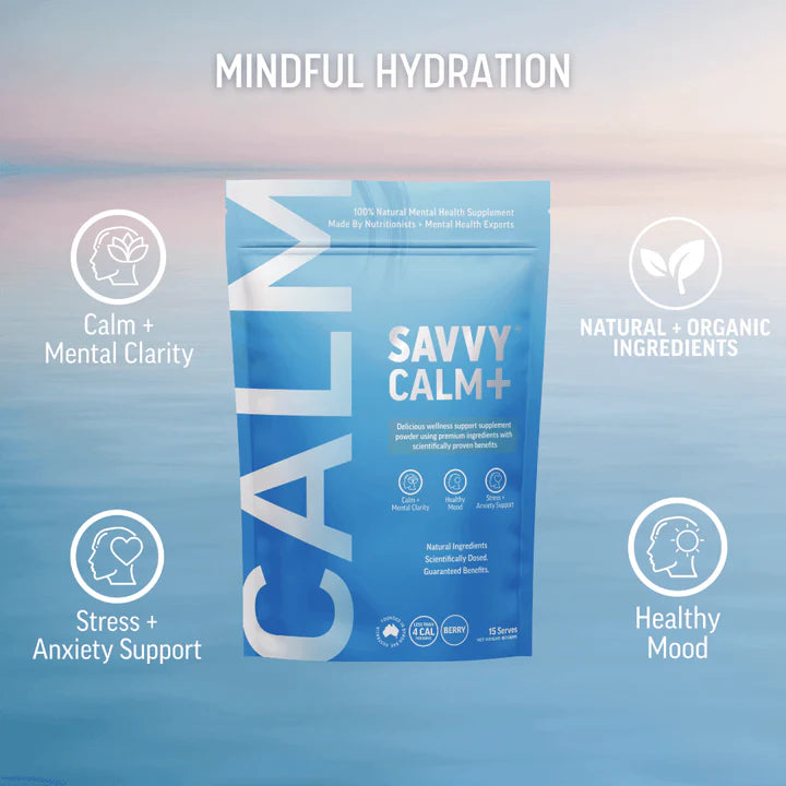 Calm Water Functional Mental Health Supplement Berry Flavour (15 Serves)