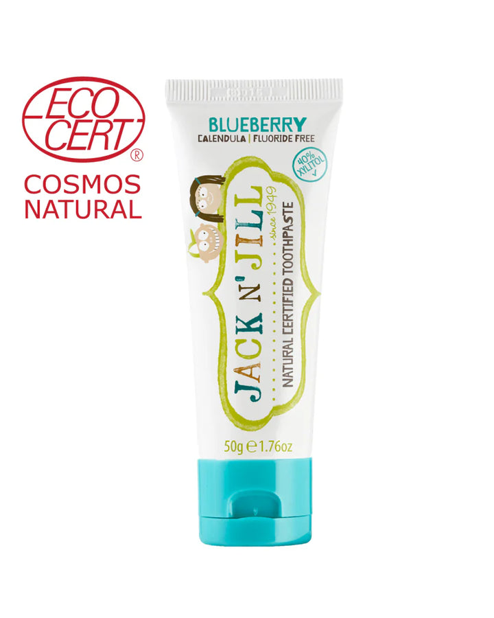 Jack N Jill Natural Toothpaste Organic - Blueberry