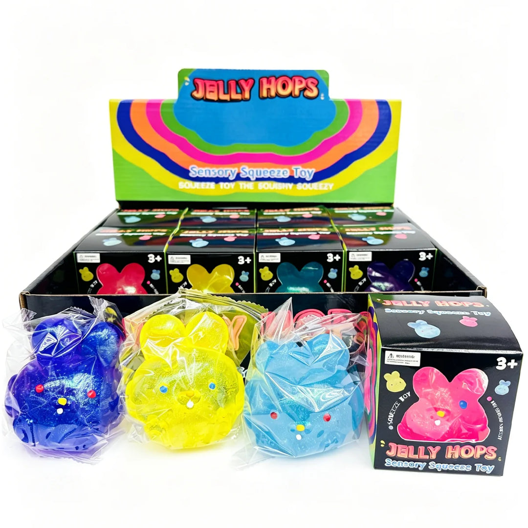 Jelly Hops Rabbit Sensory Squeezy Toy
