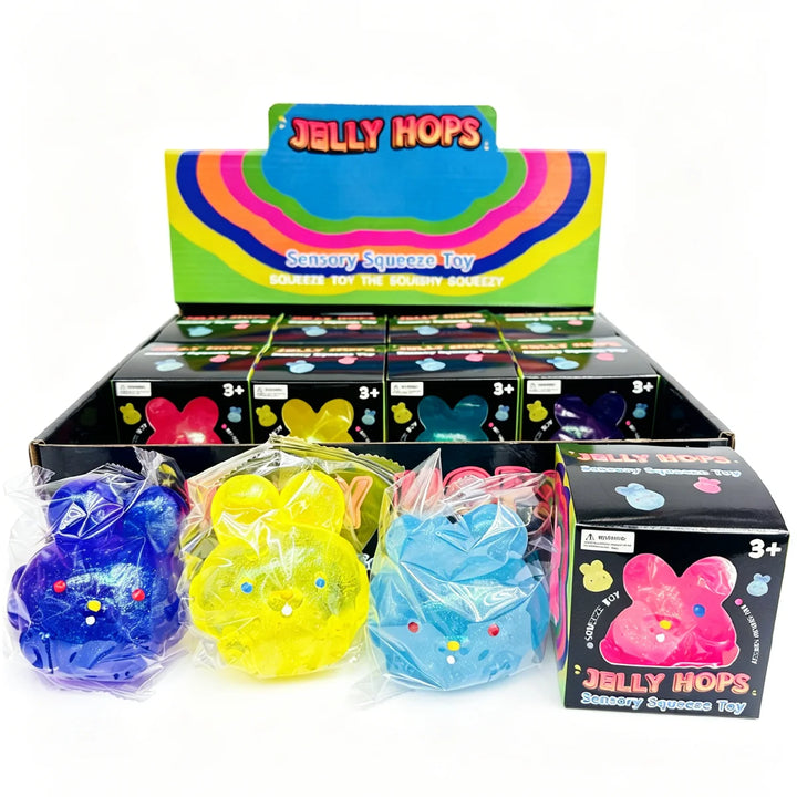 Jelly Hops Rabbit Sensory Squeezy Toy
