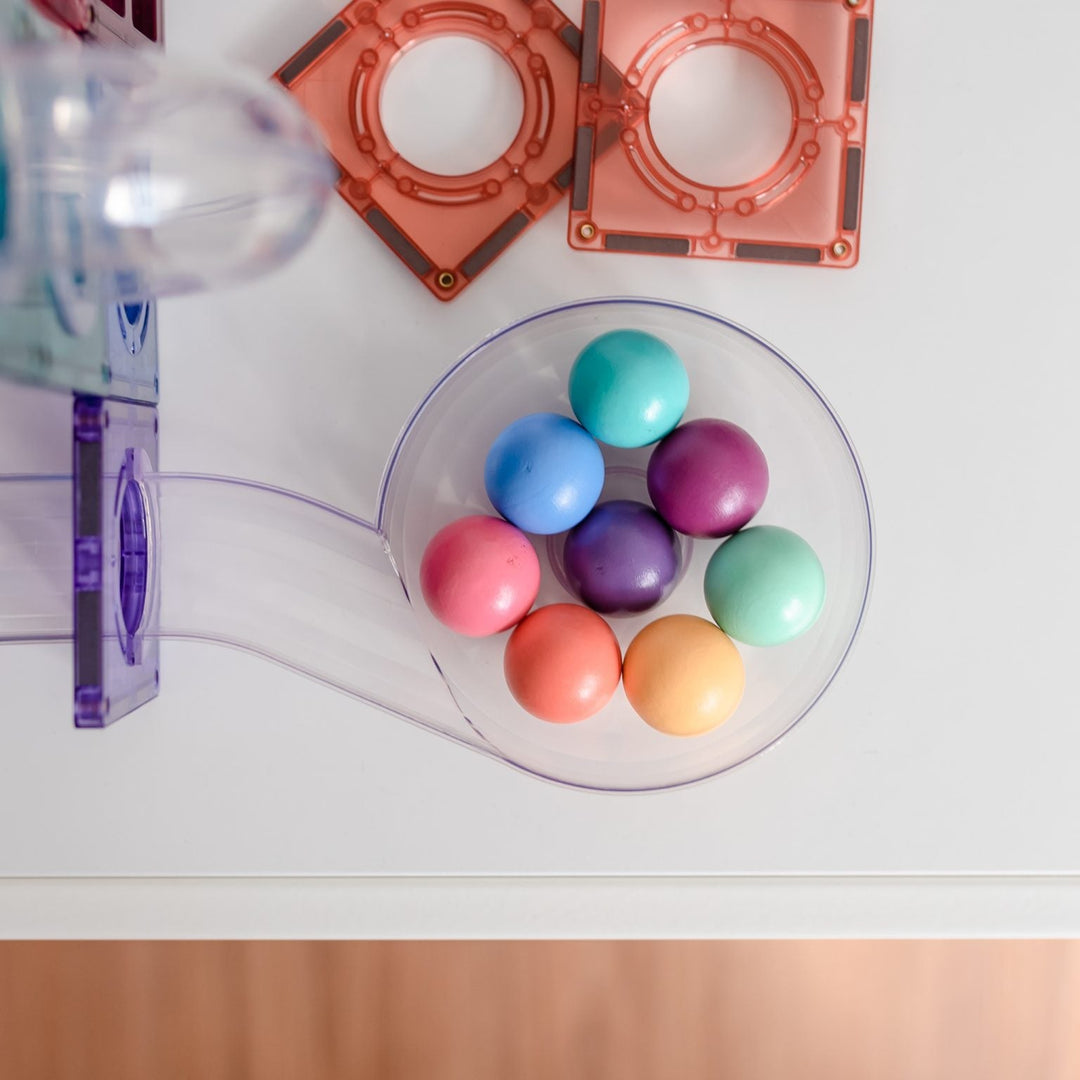 Connetix Tiles Pastel Ball Run 106 pc - #HolaNanu#NDIS #creativekids