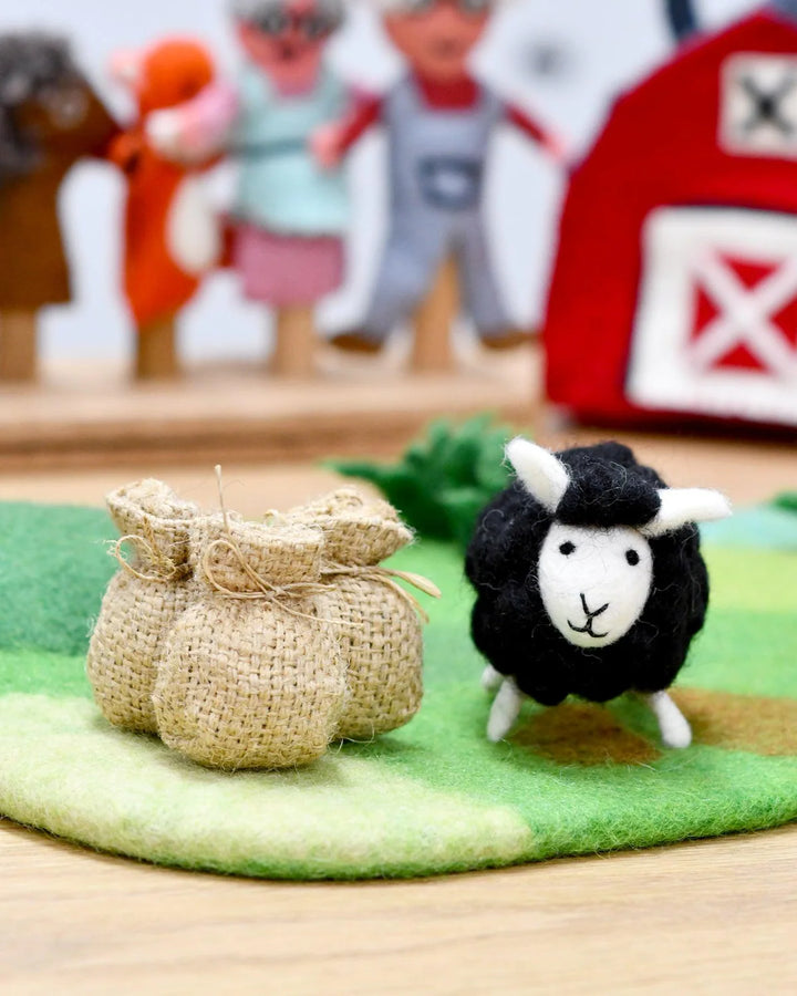 Tara Treasures Felt Baa Baa Black Sheep Toy