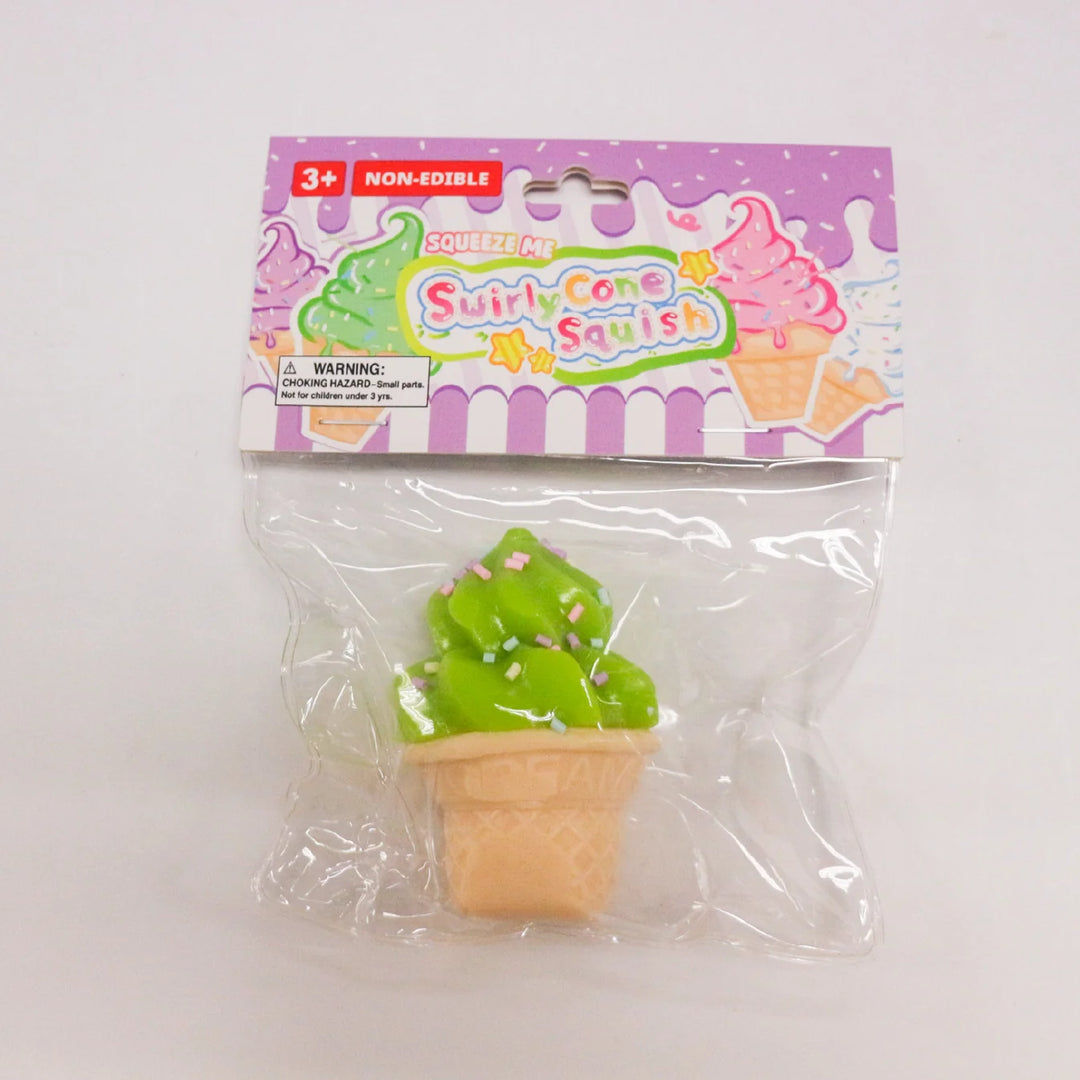 Swirly Cone Squishy Toy