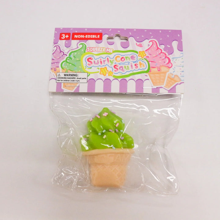 Swirly Cone Squishy Toy