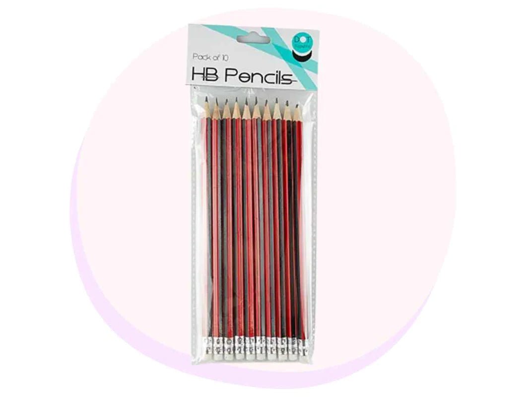 HB Lead Pencils 10 Pack - #HolaNanu#NDIS #creativekids