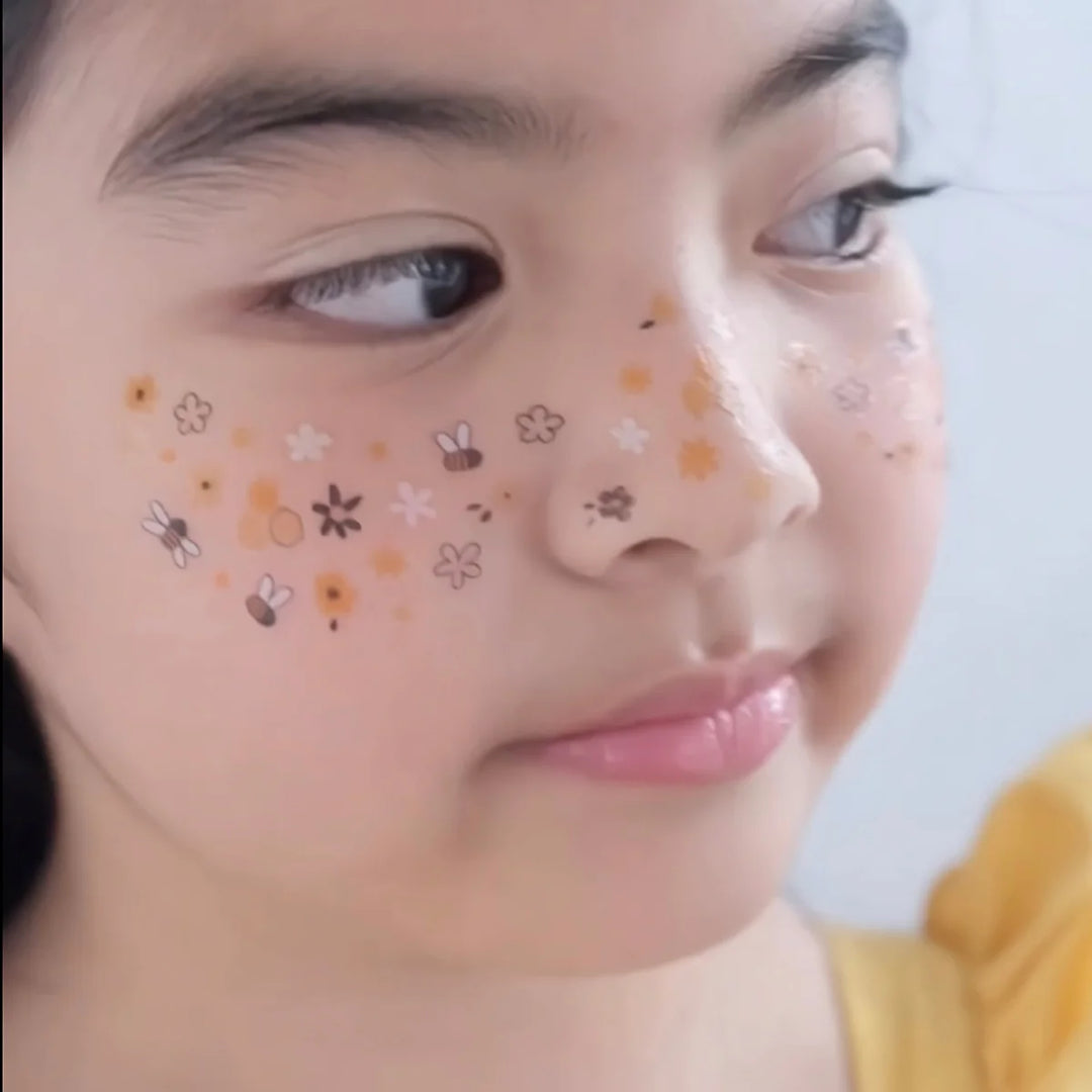 Ducky Street Freckles Temporary Tattoos - Honey
