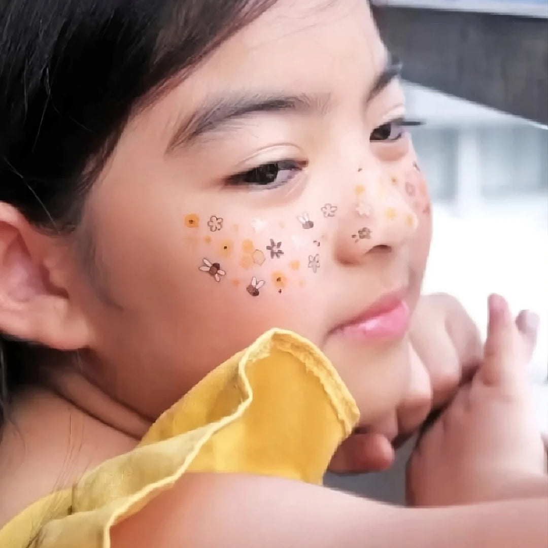 Ducky Street Freckles Temporary Tattoos - Honey