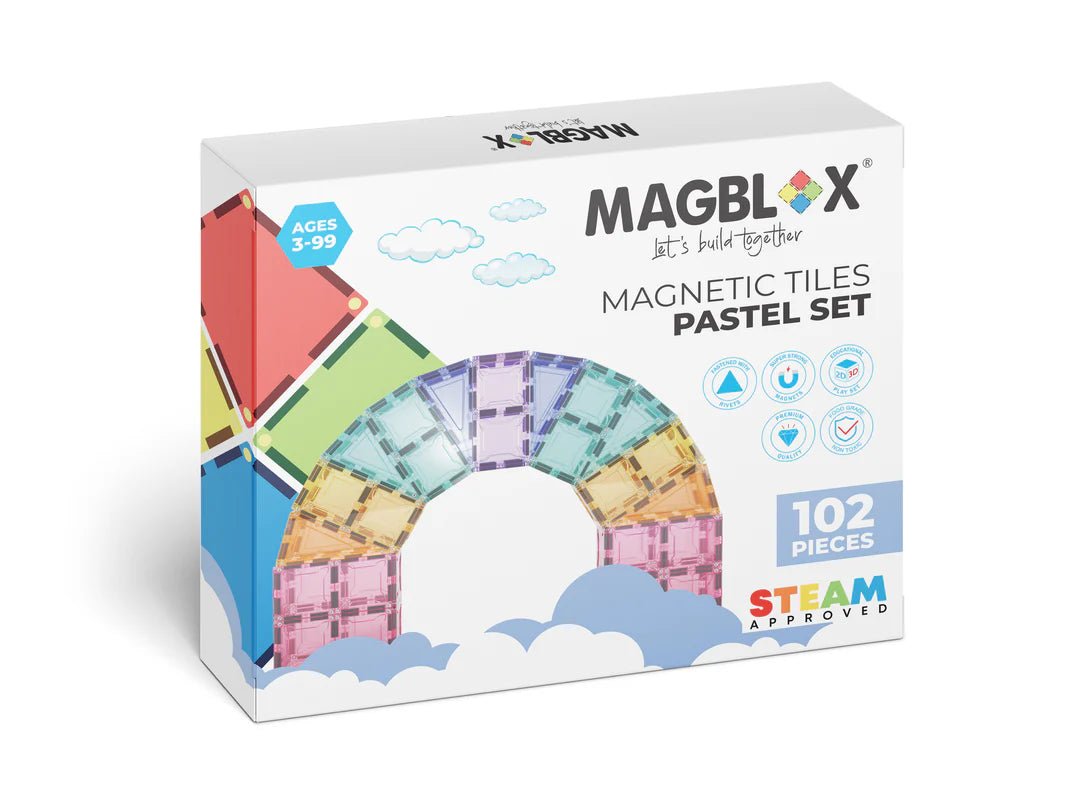 Magblox® Pastel 102 Pcs Set - #HolaNanu#NDIS #creativekids