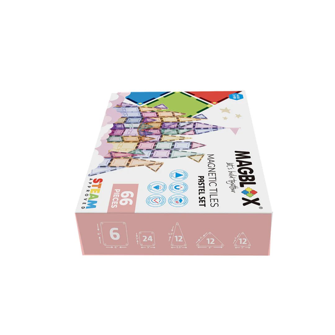 Magblox® Pastel 66 Pcs Pack - #HolaNanu#NDIS #creativekids