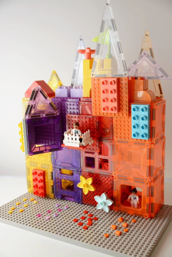 Magbrix® Translucent 66 Pcs Set - #HolaNanu#NDIS #creativekids