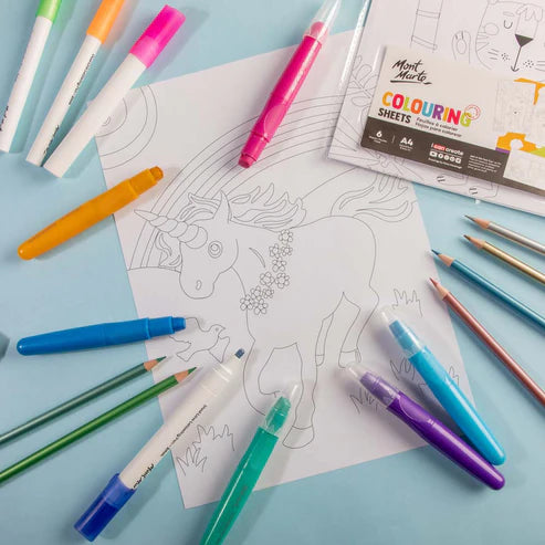 Mont Marte Metallic Colouring Set 28 Pcs