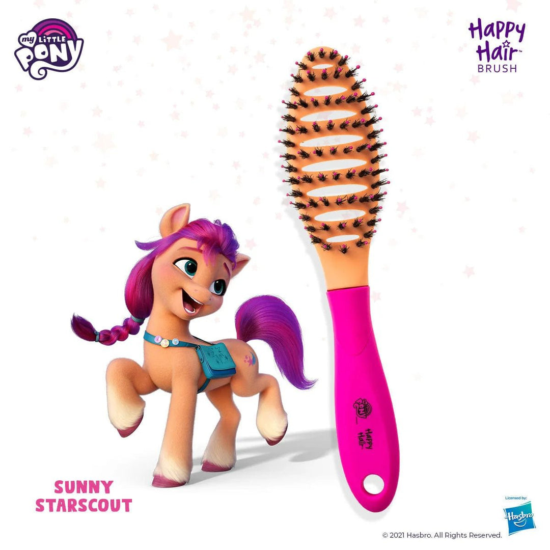 Mini Happy Hair Brush - My Little Pony - #HolaNanu#NDIS #creativekids