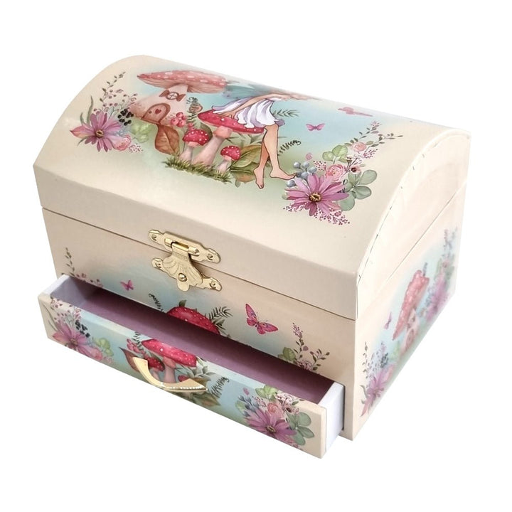 Musical Jewellery Box (Dome) – Fairy w/Mushroom House - #HolaNanu#NDIS #creativekids