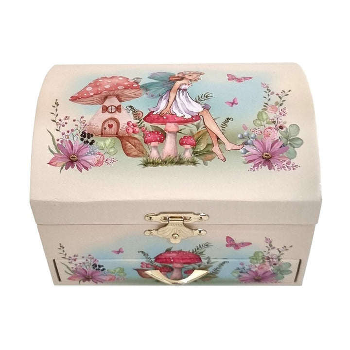 Musical Jewellery Box (Dome) – Fairy w/Mushroom House - #HolaNanu#NDIS #creativekids