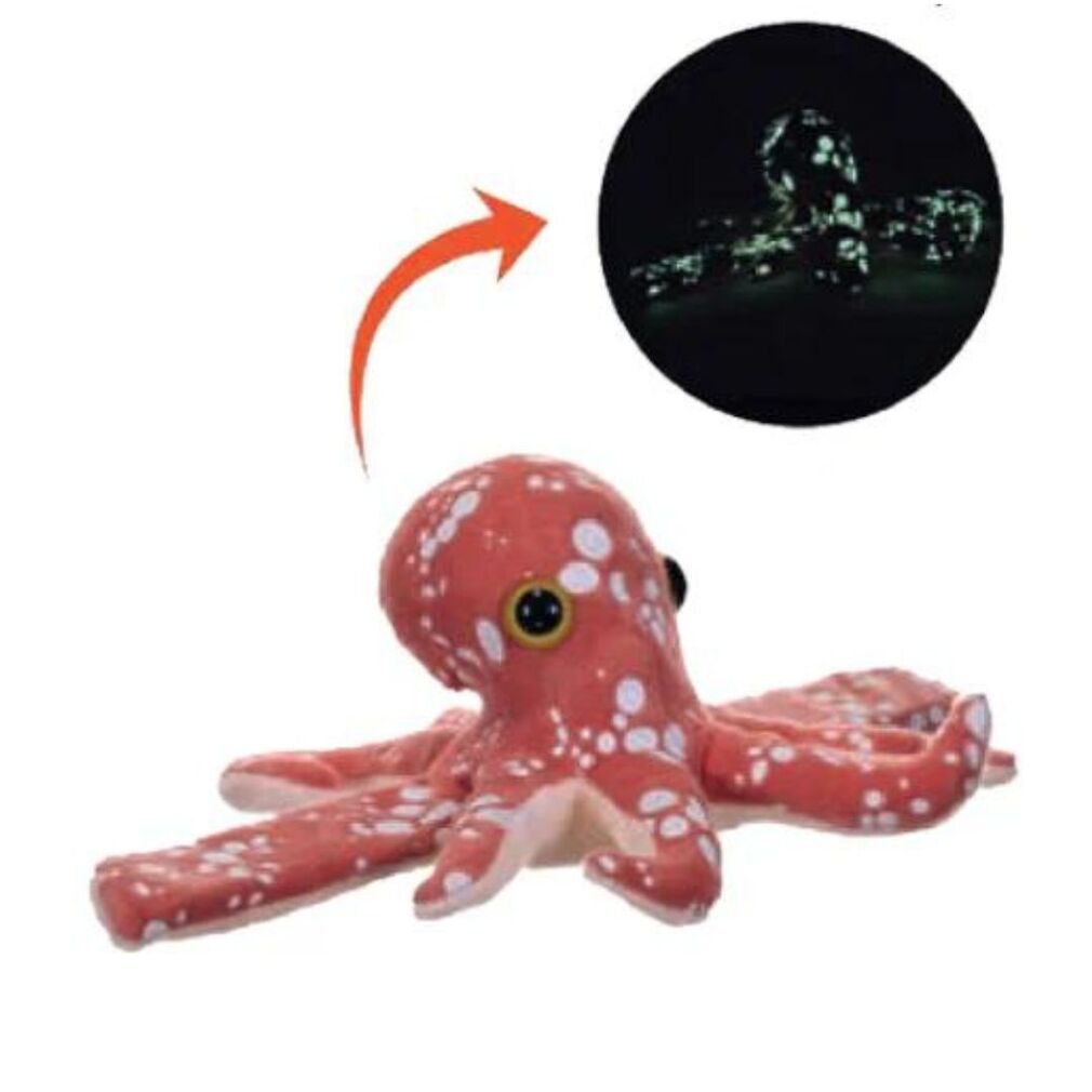 Wild Republic Huggers Octopus Glow In The Dark