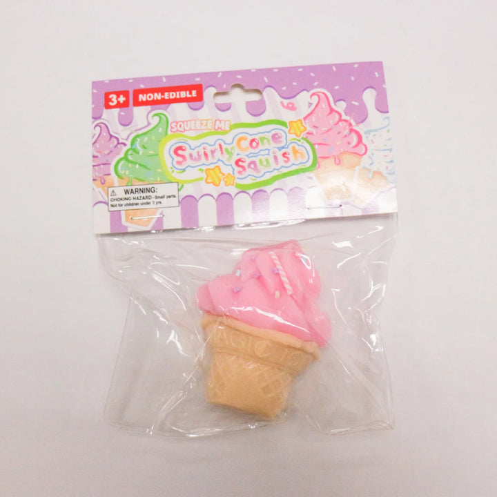 Swirly Cone Squishy Toy