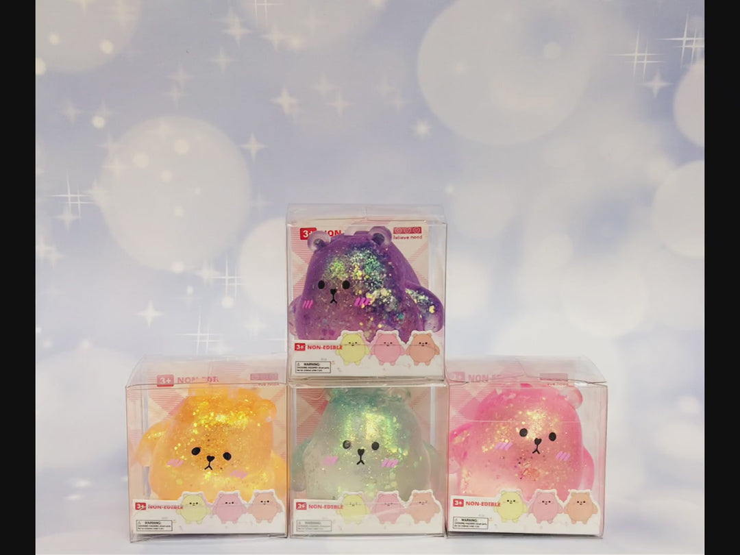 Squeeze Lovey Bear Sensory Toy – Stretchy Fidget (Assorted)