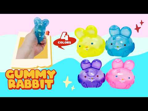 Jelly Hops Rabbit Sensory Squeezy Toy