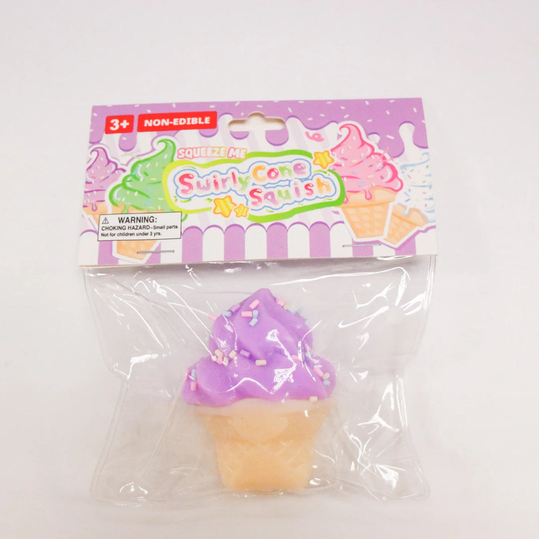 Swirly Cone Squishy Toy