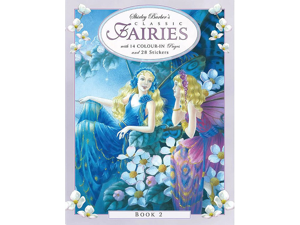 Shirley Barber Classic Fairies Colour - in & Sticker Book 2 - #HolaNanu#NDIS #creativekids