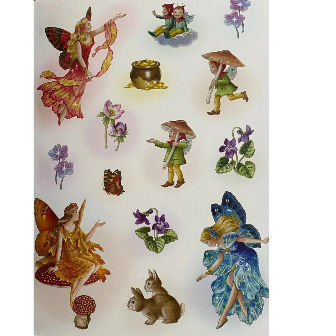 Shirley Barber Classic Fairies Colour - in & Sticker Book 2 - #HolaNanu#NDIS #creativekids